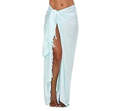 SHU-SHI Womens Beach Cover Up Sarong Swimsuit Cover-Up Pareo Coverups | Amazon (US)