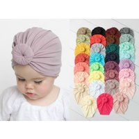 Baby Turban Hat, Girl Turban, Top Knot Turban, Newborn Hospital Headband, Infant | Etsy (US)