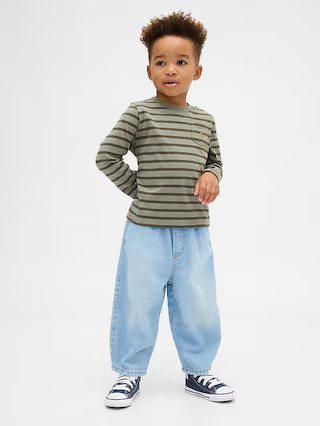 Baby & Toddler Pull-On Barrel Jeans | Gap (US)