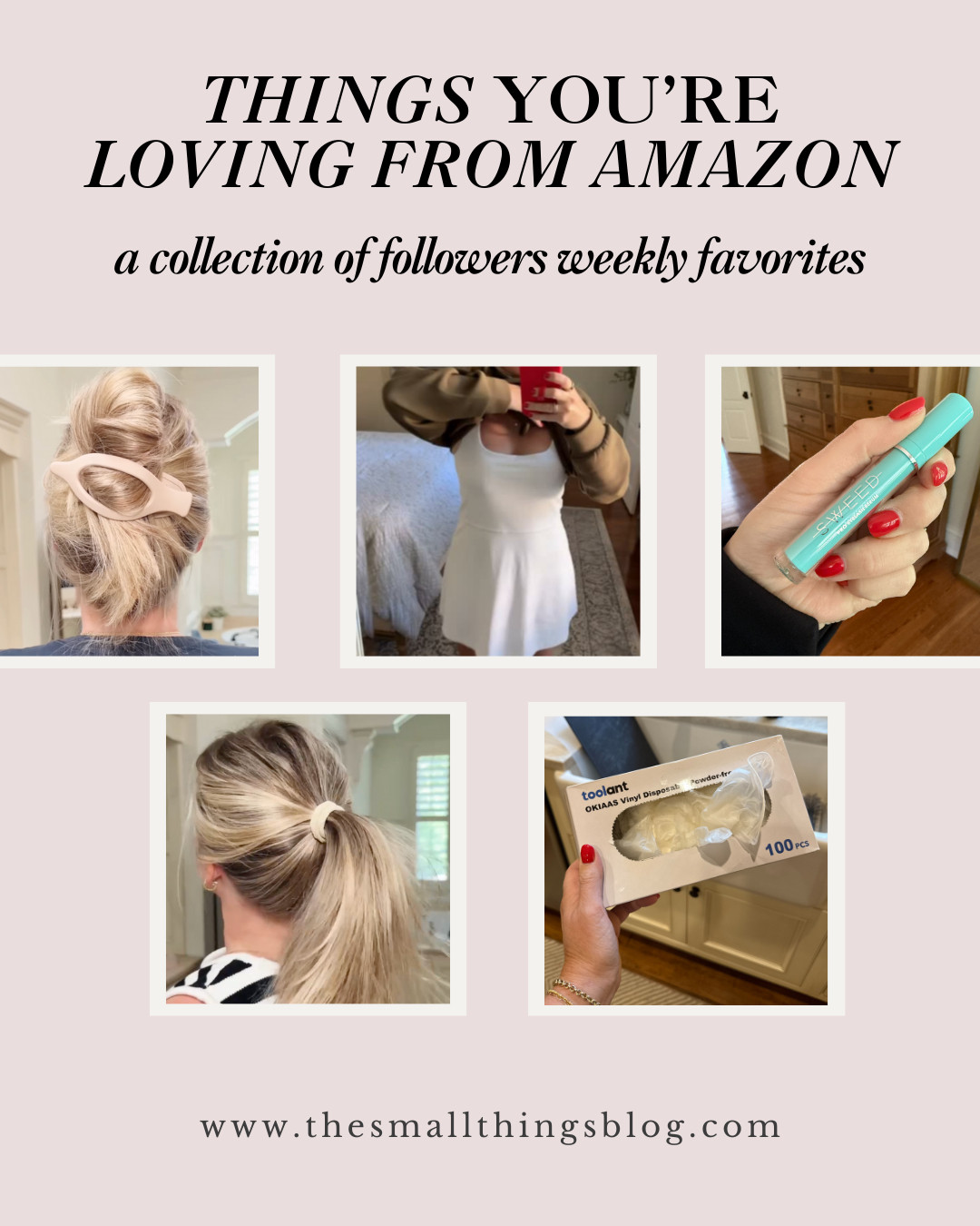 thing's you're loving from amazon, tennis dress, hair clips, gimme beauty hair tie, kitchen, sweed eyelash growth serum 

 #LTKSaleAlert #LTKStyleTip #LTKBeauty