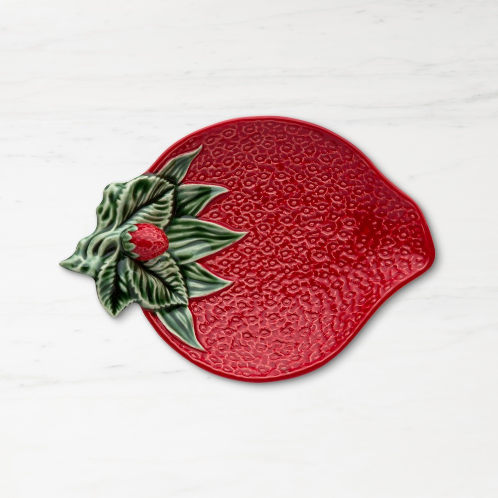 Bordallo Pinheiro Strawberries Olive Dish | Williams-Sonoma