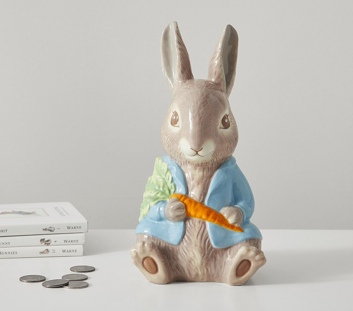 Peter Rabbit™ Cast Ceramic Bank | Pottery Barn Kids
