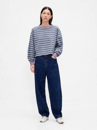 Heavyweight Crop Sweatshirt | Gap (US)