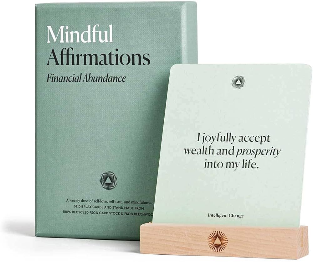 Mindful Affirmation Cards for Financial Abundance, Daily Words of Inspiration, Self Affirmation I... | Amazon (CA)