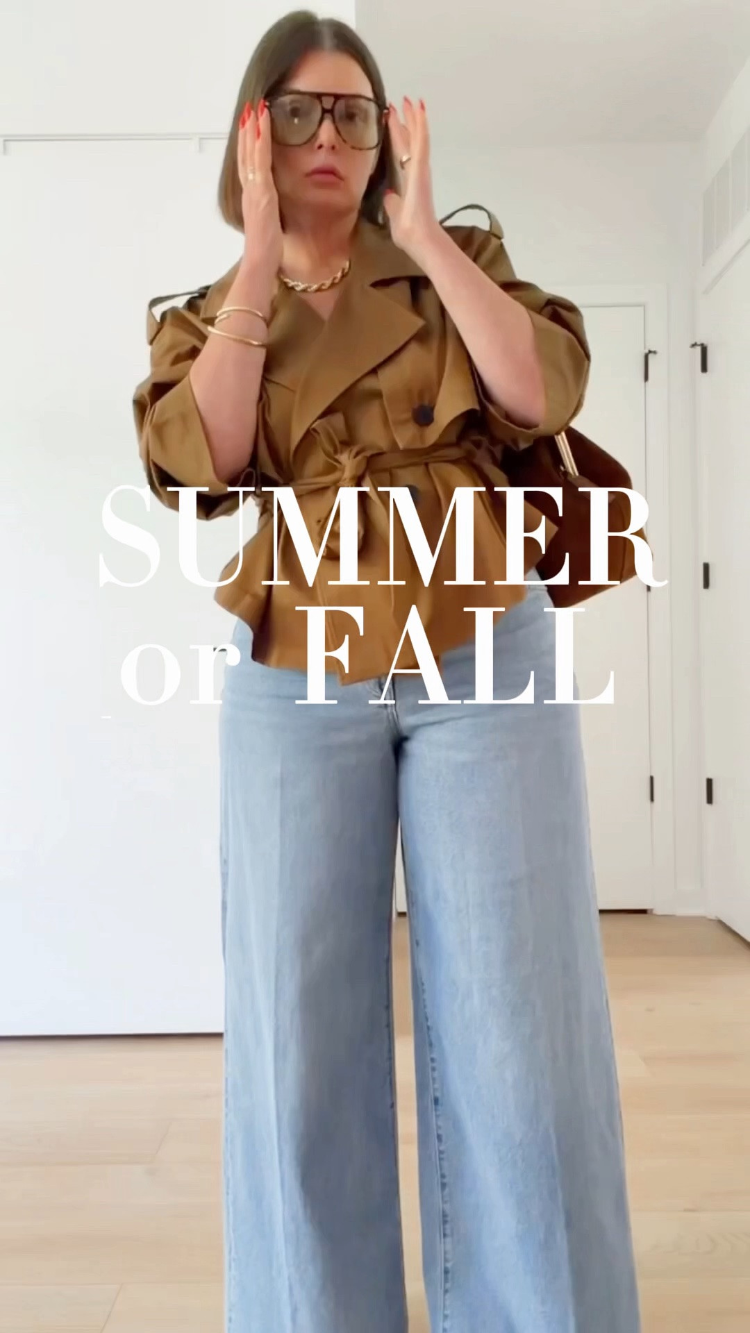 Summer or Fall denim styling @Express 

wearing my true size in all pieces

#dresstoexpress #expresspartner