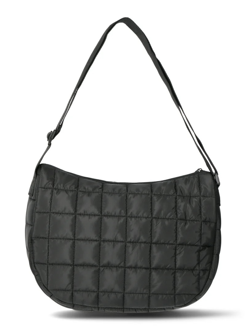 Reebok Women's Savannah Quilted Handbag, Black | Walmart (US)