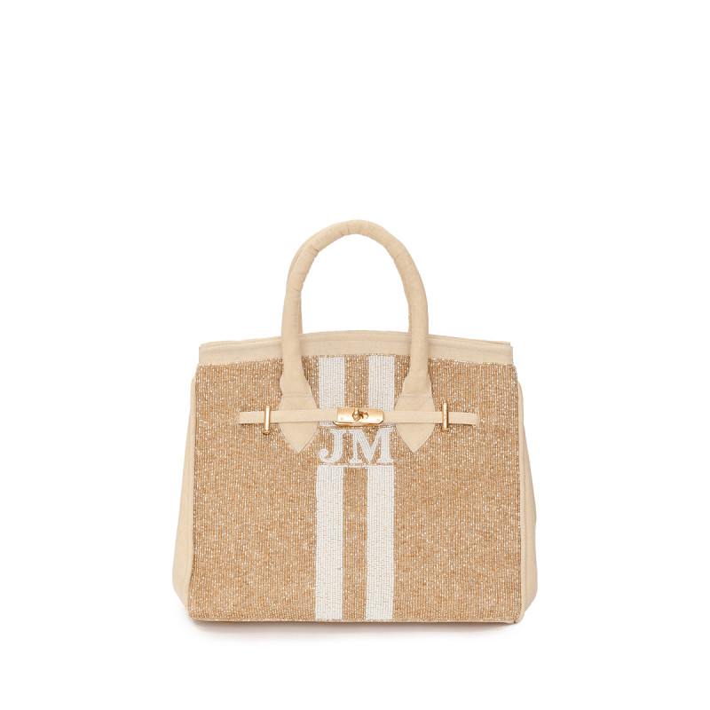 The Carlton Golds Beaded Shopper | Lily and Bean