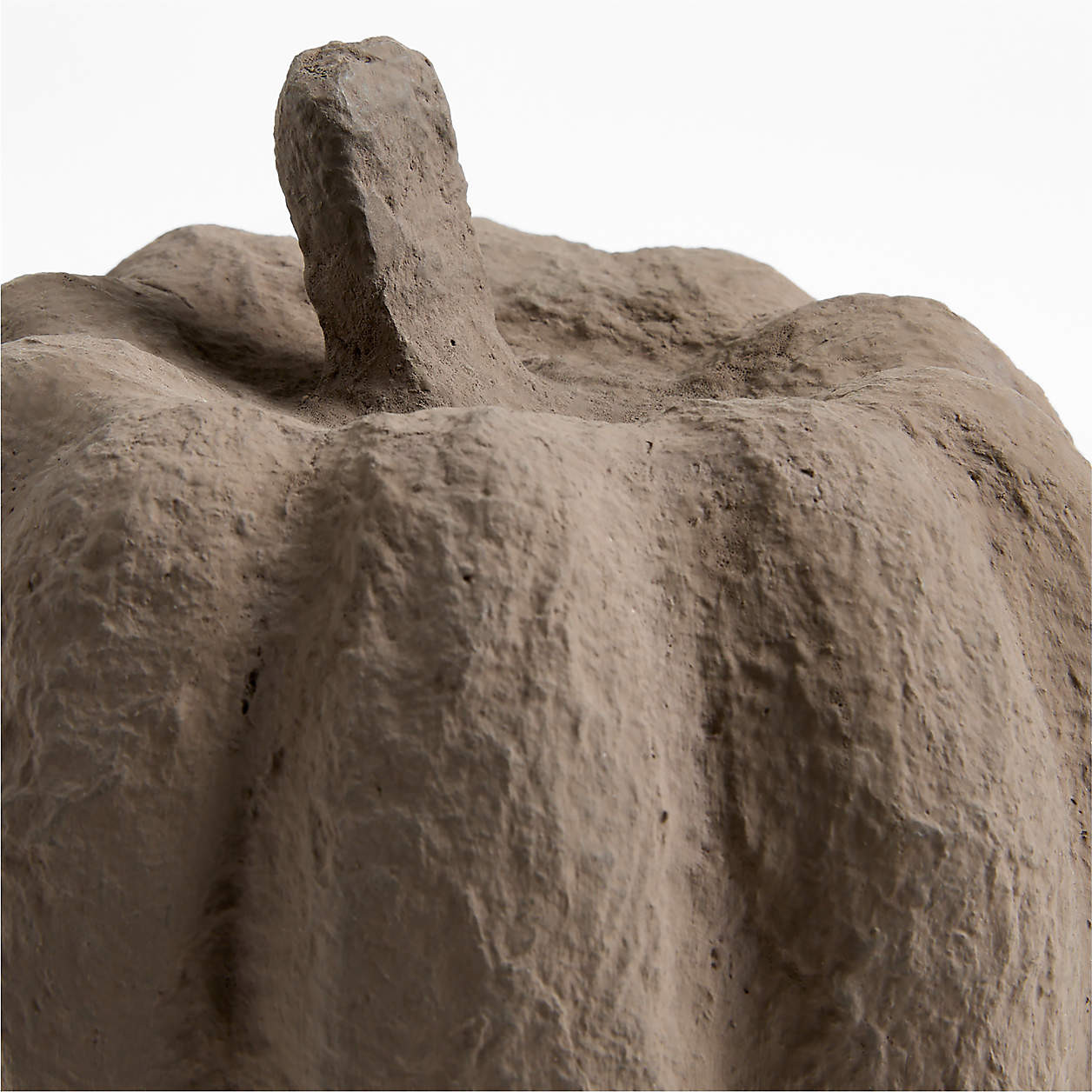 Monroe Small Wide Paper Mache Pumpkin + Reviews | Crate & Barrel | Crate & Barrel