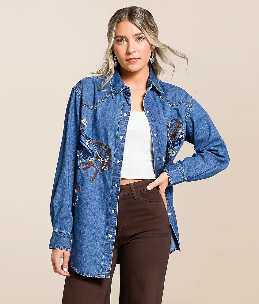 Cowgirl Denim Shirt | Buckle