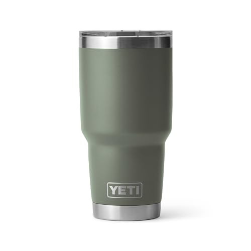 YETI Rambler 30 oz Tumbler, Stainless Steel, Vacuum Insulated with MagSlider Lid, Camp Green | Amazon (US)