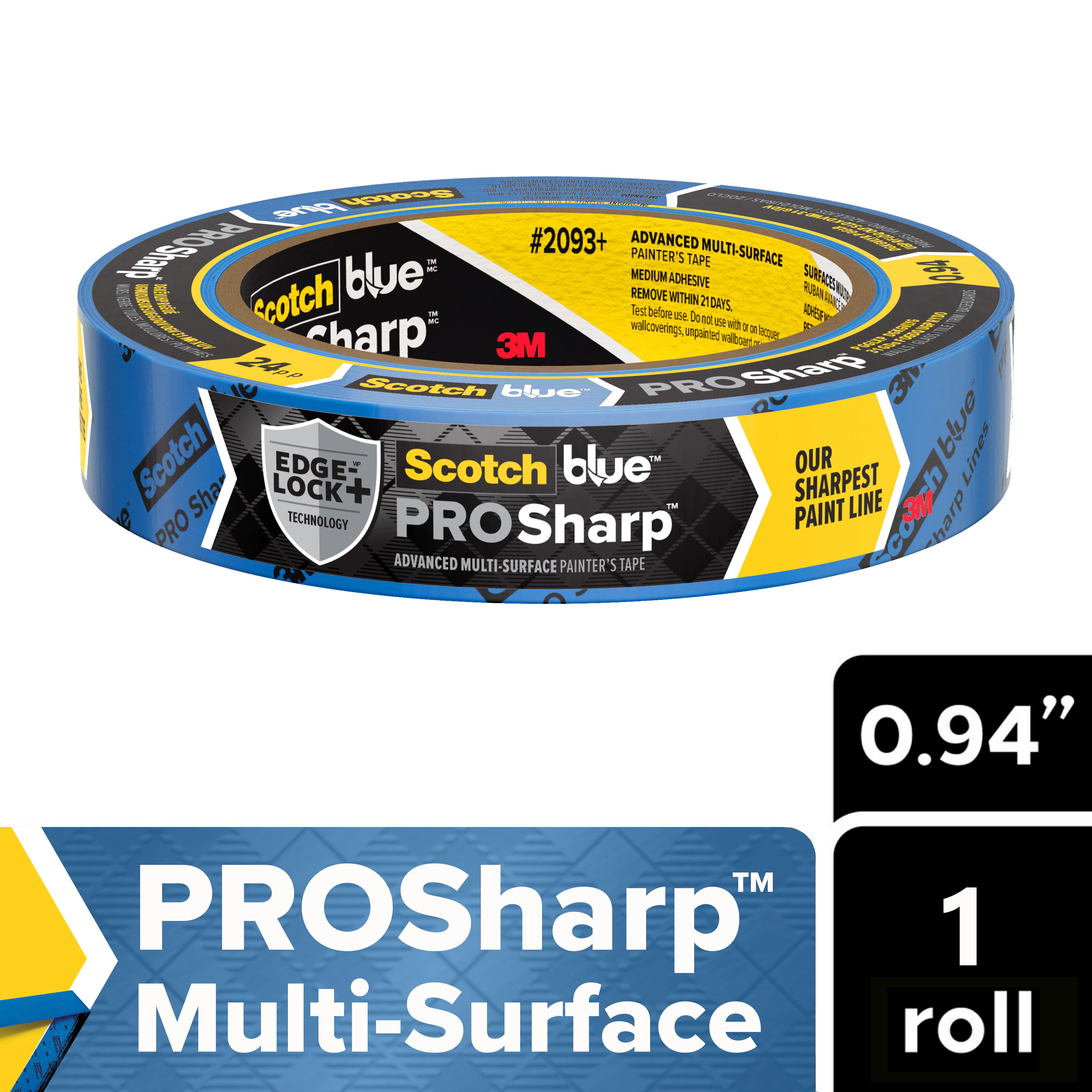 ScotchBlue PROSharp 0.94-in x 60 Yard(s) Painters Tape | 2093+-24EC | Lowe's