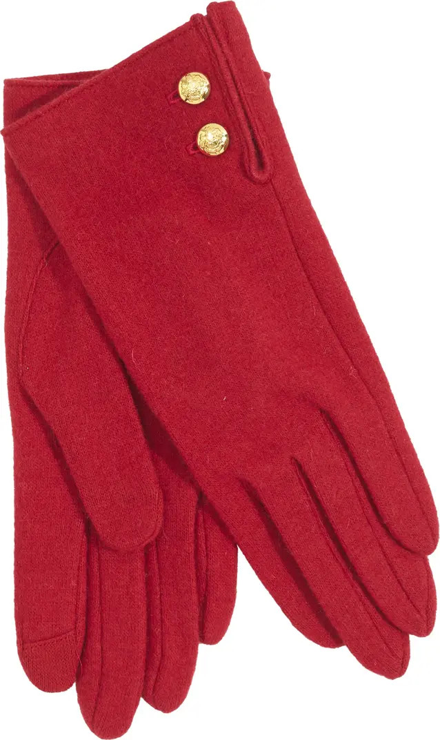 Lauren Ralph Lauren 2 Button Cashmere Blend Touch Glove | Nordstrom | Nordstrom