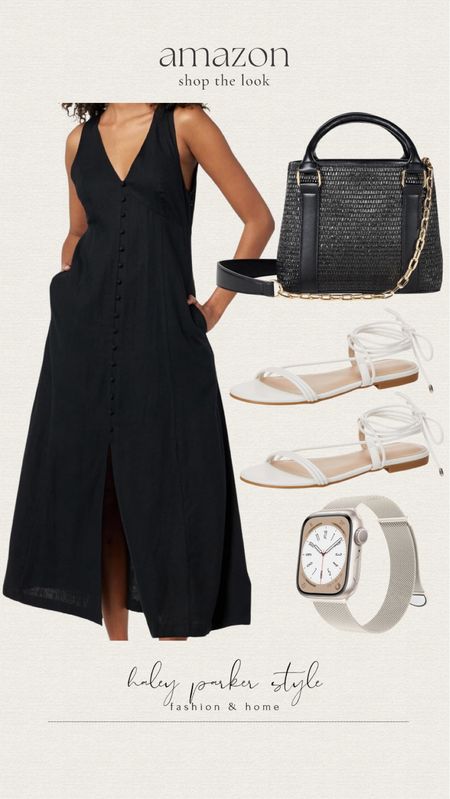Amazon shop the look! 

Dress, shoes, watch, handbag, purse, summer style 

#LTKItBag #LTKShoeCrush #LTKStyleTip