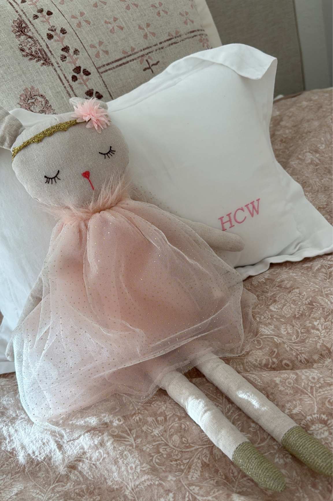 Sharing the girls twin bedding plus our favorite sheet sets we all love in the house. We went with the 8" mattress linked both girls love with the bunkie boards underneath from Living Spaces. Bedframe is also Living Spaces! 🤍🌸

#LTKhome #LTKkids