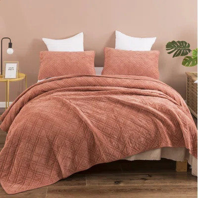 Asucena Orange 3 Piece Coverlet / Bedspread Set | Wayfair North America