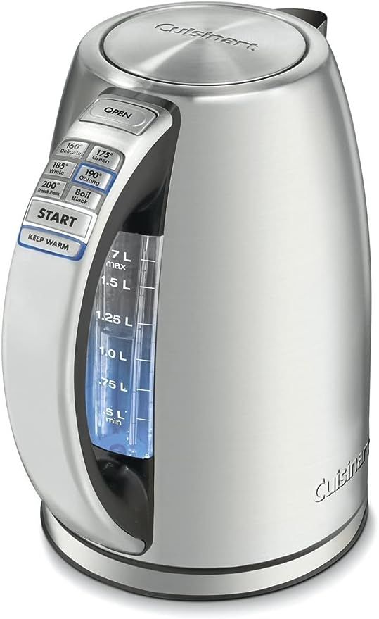 Cuisinart 1.7-Liter Stainless Steel Cordless Electric Kettle with 6 Preset Temperatures | Amazon (US)