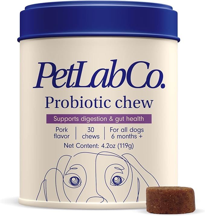 PetLab Co. Probiotics For Dogs | Each Tasty Chew Supports Gut Health, Itchy Skin, Seasonal Allerg... | Amazon (US)