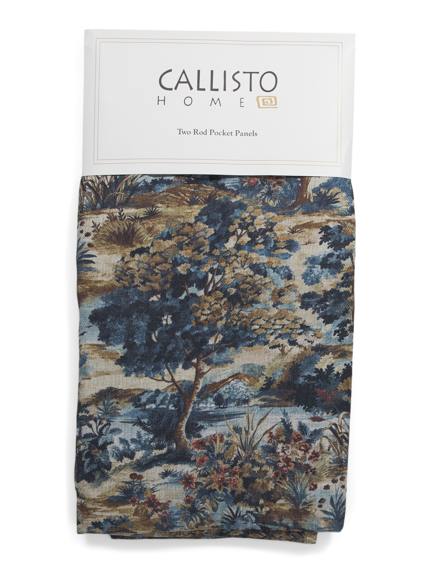 Set Of 2 38x96 Forest Tapestry Scene Window Panels | TJ Maxx