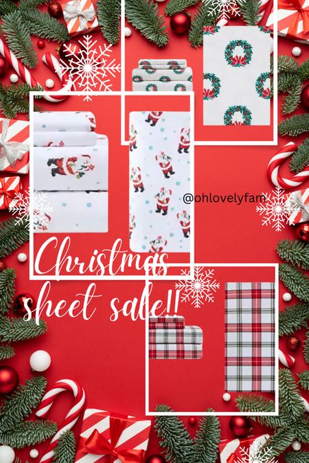 Christmas sheet sale!!!

#LTKSeasonal #LTKHoliday #LTKHolidaySale