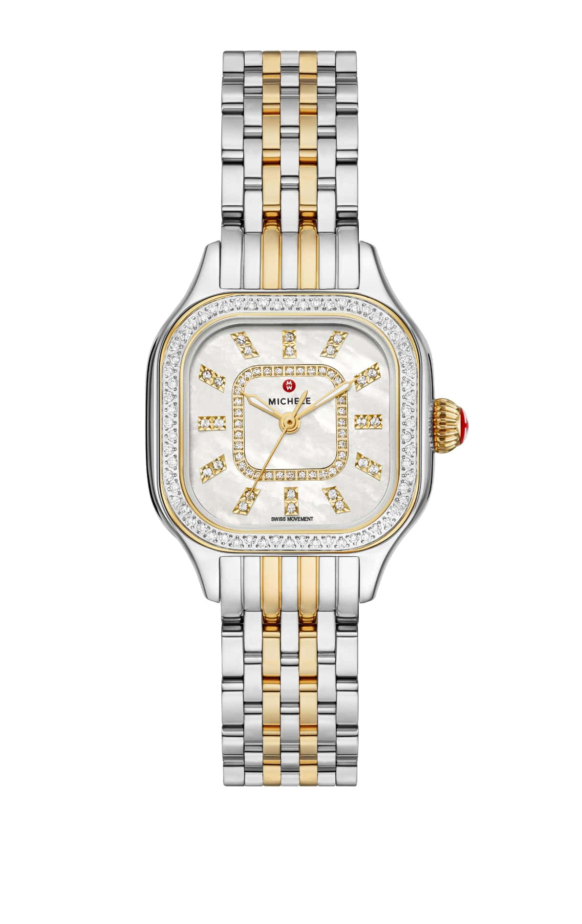 Serein Mid Two-Tone 18K Gold Diamond Watch | Michele Watches