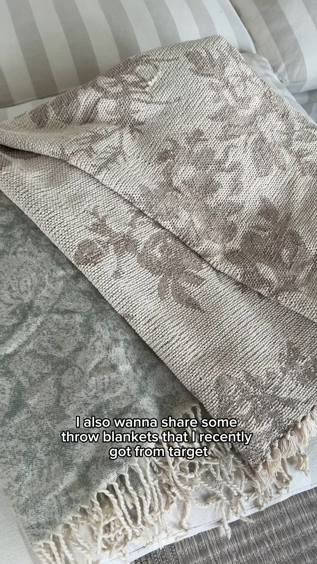 Recent throw blanket finds from Studio Mcgee at Target!  Such stunning luxury looking summer throws! #ltkhome #target #targetfinds

#LTKSeasonal