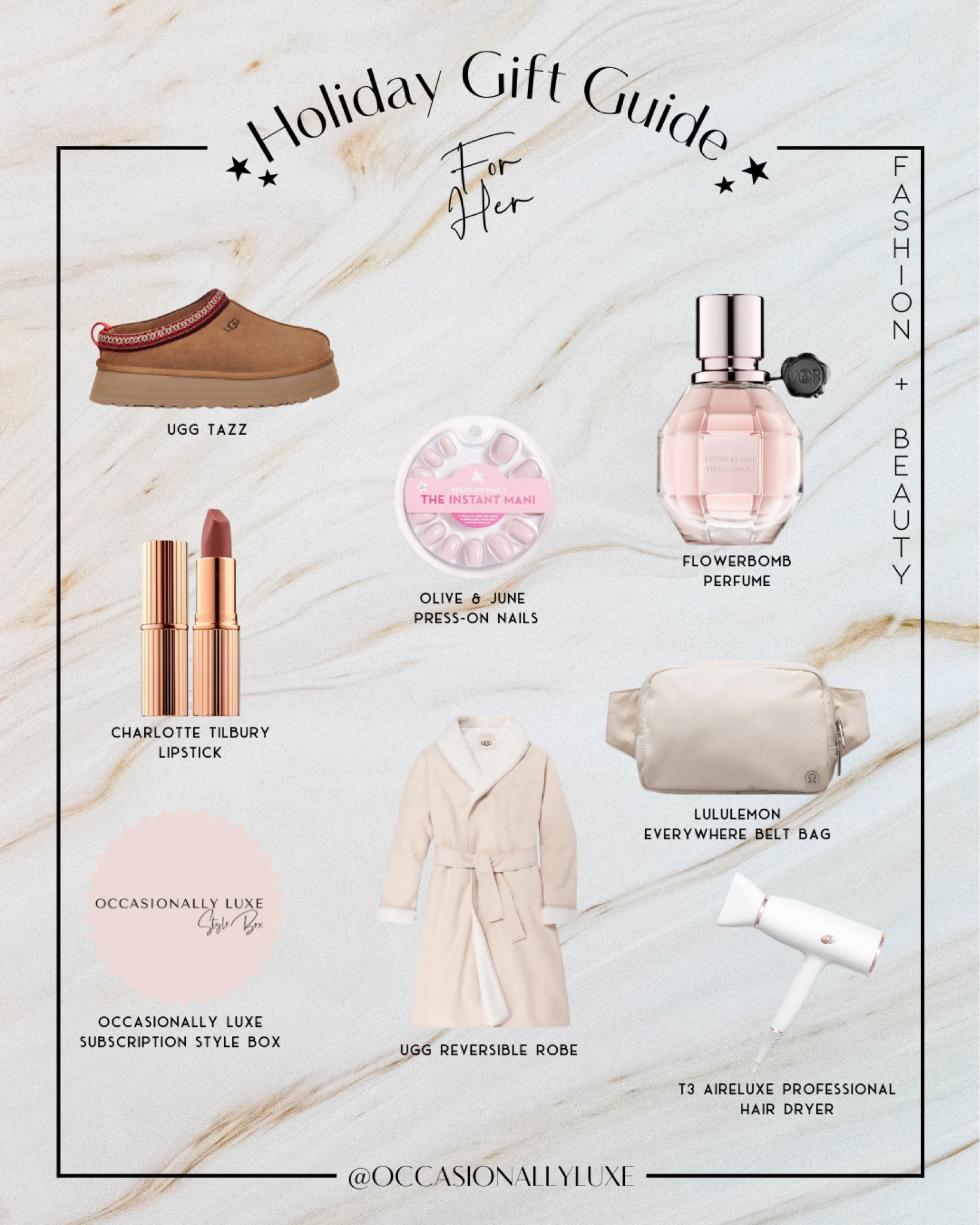 Holiday Gift Guide For Her! Fashion & Beauty Edition 

#LTKGiftGuide #LTKHoliday
