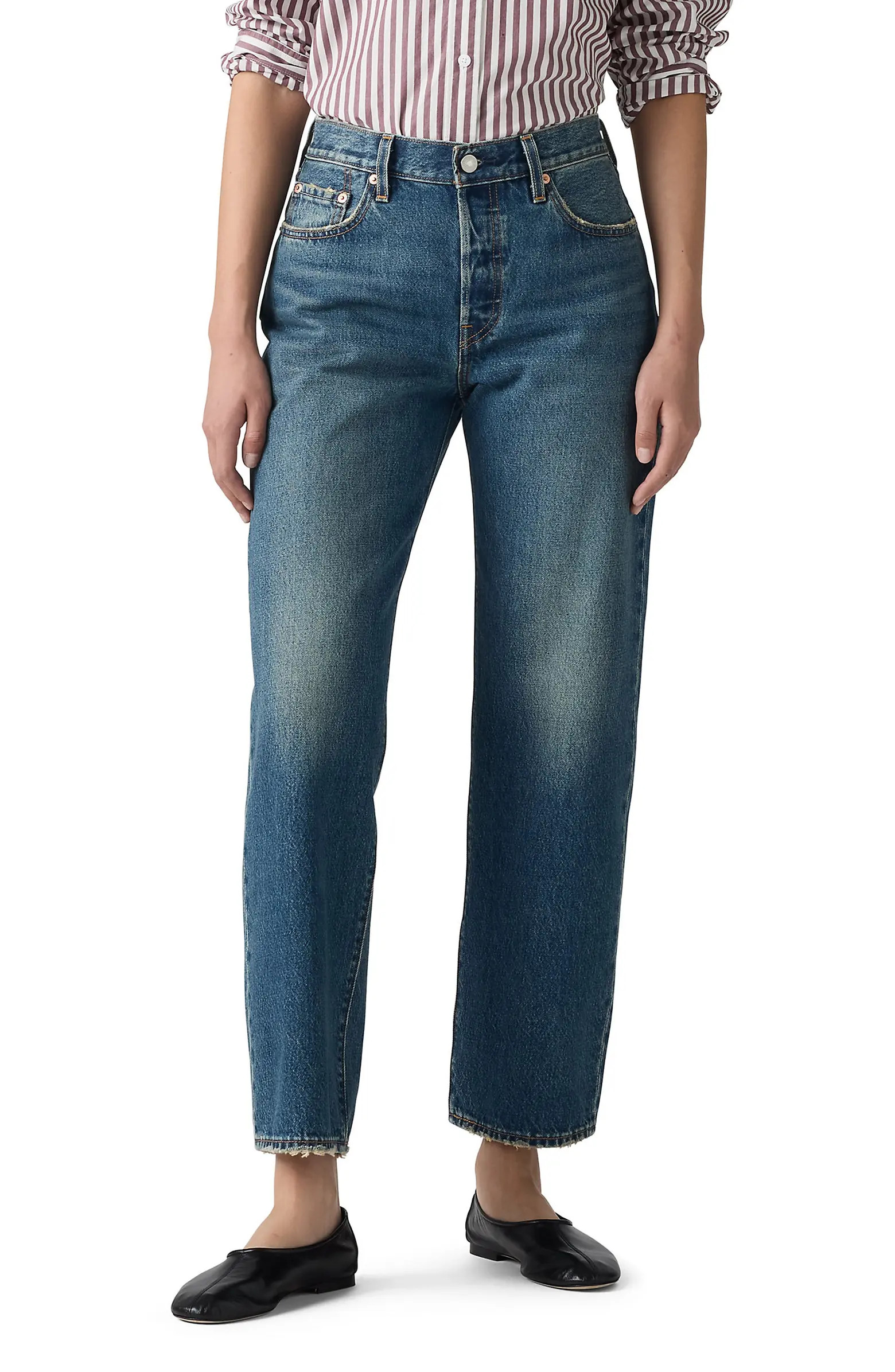 501® '90s Ankle Relaxed Straight Leg Jeans | Nordstrom