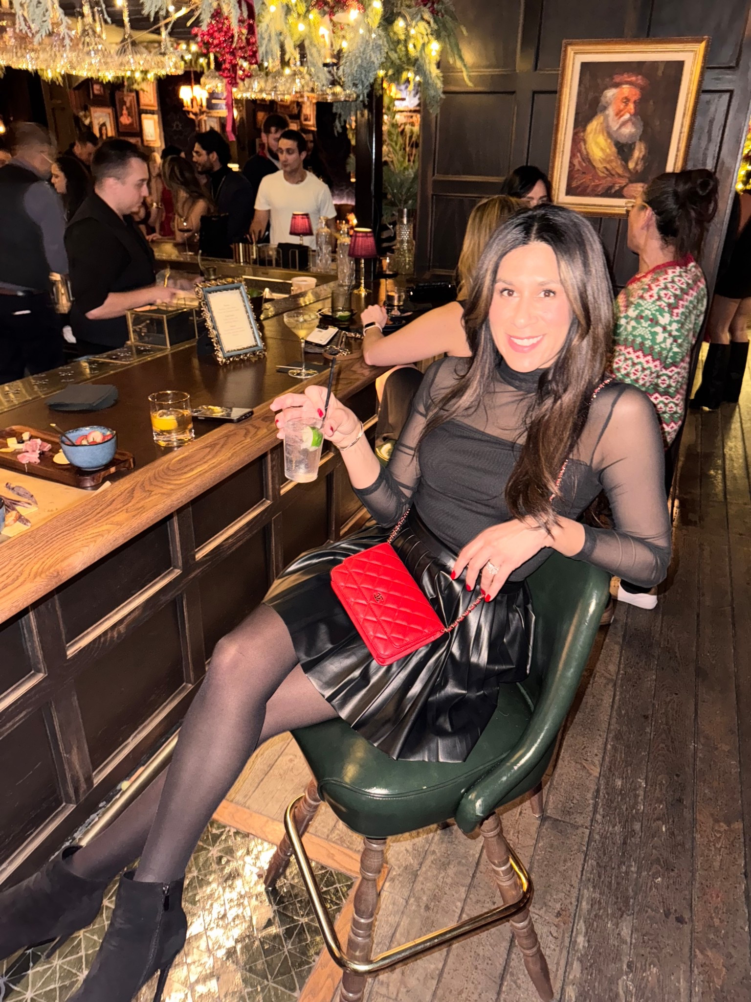 Date Night Fit ❤️ what I wore to a holiday party. I also paired it with a Leopard jacket. Would also be cute with any faux fur too. 

Holiday Fashion 
Date Night outfit 

#LTKOver40 #LTKHoliday #LTKFindsUnder50