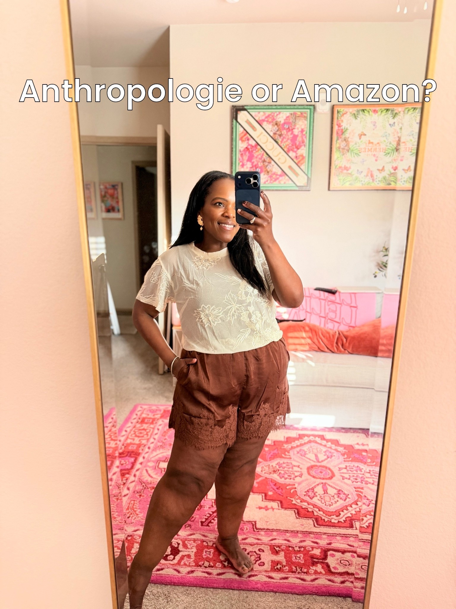 Ummm… I’m sorry what!!! This entire outfit is from Amazon???? And the chocolate brown lace shorts are under $20!! Wearing a xl in the shorts and a m in the sheer lace tee.

#LTKootd #LTKMidsize #LTKPetite