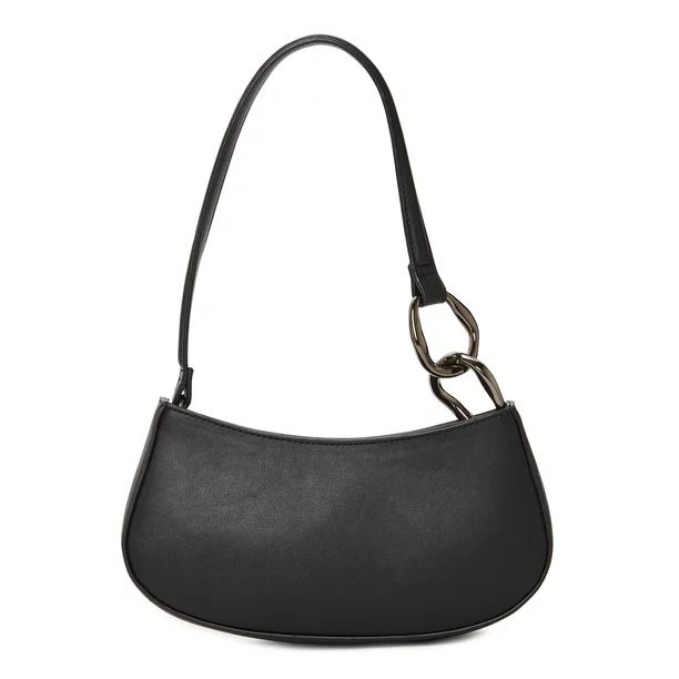 No Boundaries Women's Contemporary Handbag Black - Walmart.com | Walmart (US)