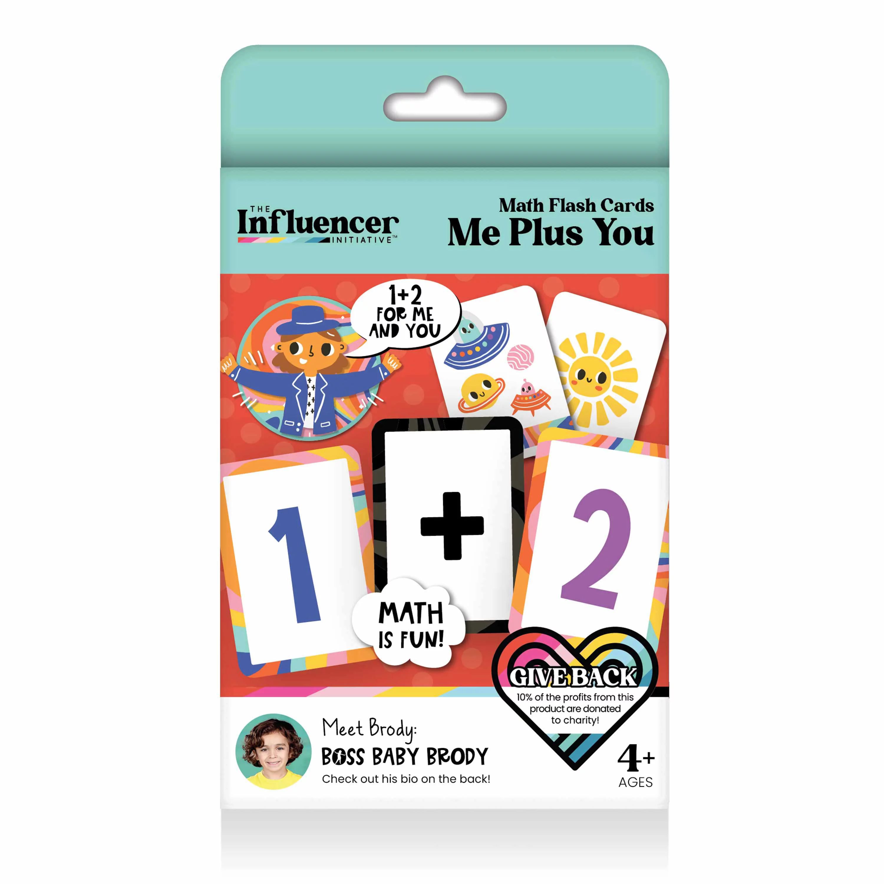 Influencer InitiativeBoss Baby Brody - Influencer Initiative Me Plus You - Math Flash Cards - Age... | Walmart (US)