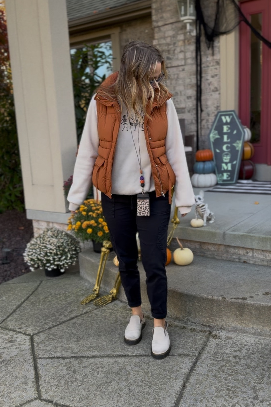 Teacher style 
Teacher outfit
Black pants
Cargo pants
Doc martens
Vest 
Teacher 

#LTKGiftGuide #LTKHalloween #LTKShoeCrush