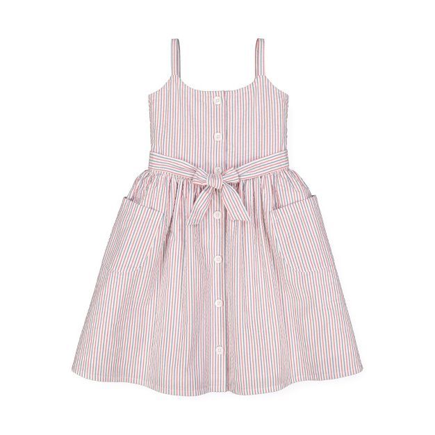 Hope & Henry Girls' Button Front Sun Dress, Kids | Target