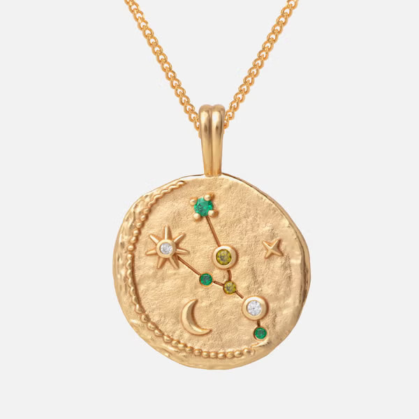 Astrid & Miyu Women's Zodiac Taurus Pendant Necklace - Gold | Mybag.com (Global) 