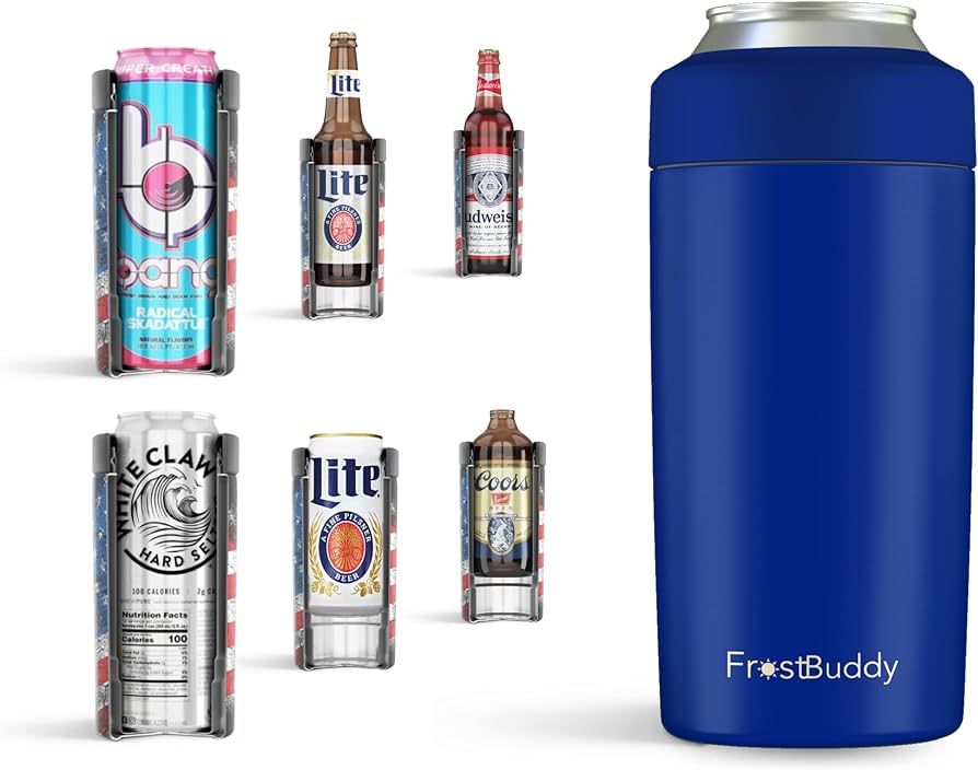 Frost Buddy Universal Can Cooler - Fits all - Stainless Steel Can Cooler for 12 oz & 16 oz Regula... | Amazon (US)