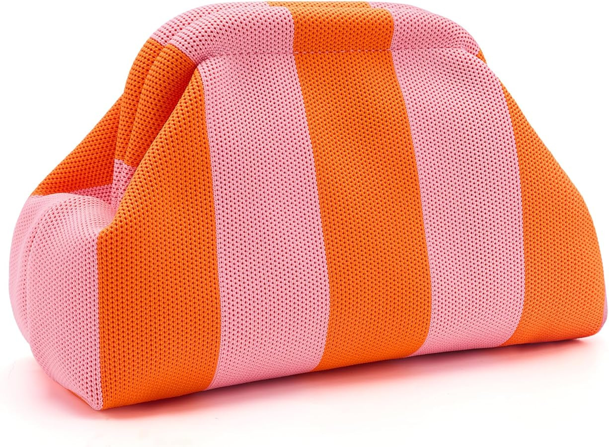 Woven Clutch Purses for Women,Summer Beach Purse for Vacation, Clutch Handbags,Old Money Casual B... | Amazon (US)