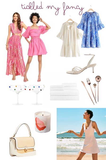 Some things I’m absolutely loving this week include beautiful spring dresses in every color (some that would be perfect for a wedding guest, bridal or baby shower, running errands or just everyday wear!), pretty housewares and unique celebration or housewarming gifts, detailed pearl sandals and a spring purse, and a candle that smells amazing! 

#LTKSeasonal #LTKsalealert #LTKhome