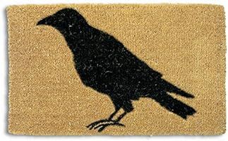 tag - Black Crow Coir Mat, Decorative All-Season Mat for the Front Porch, Patio or Entryway, Natural | Amazon (US)