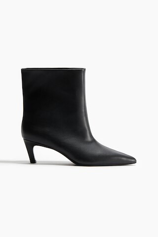 H & M - Heeled Ankle Boots - Black | H&M (US + CA)