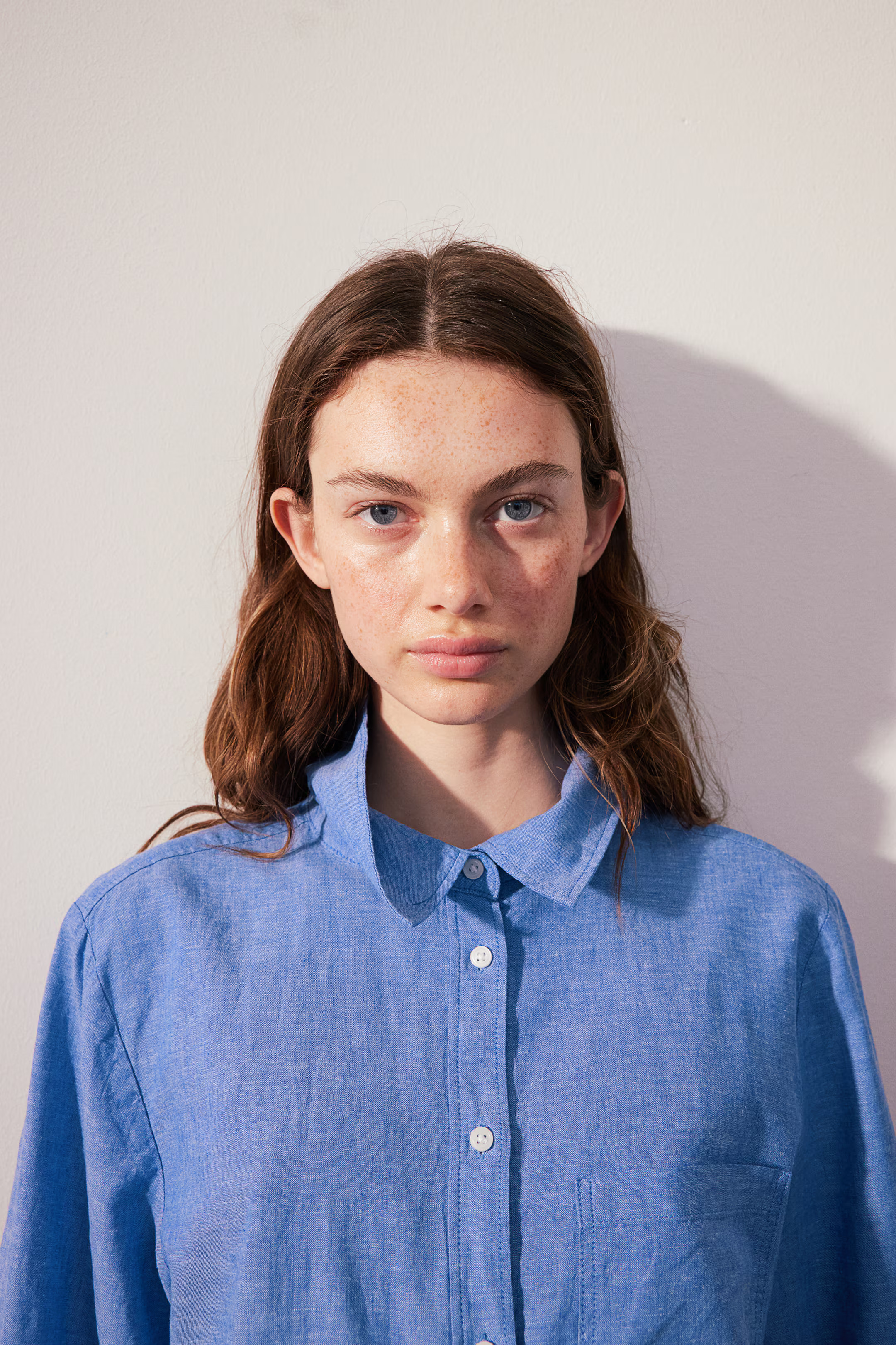 Linen-blend shirt | H&M (UK, MY, IN, SG, PH, TW, HK)