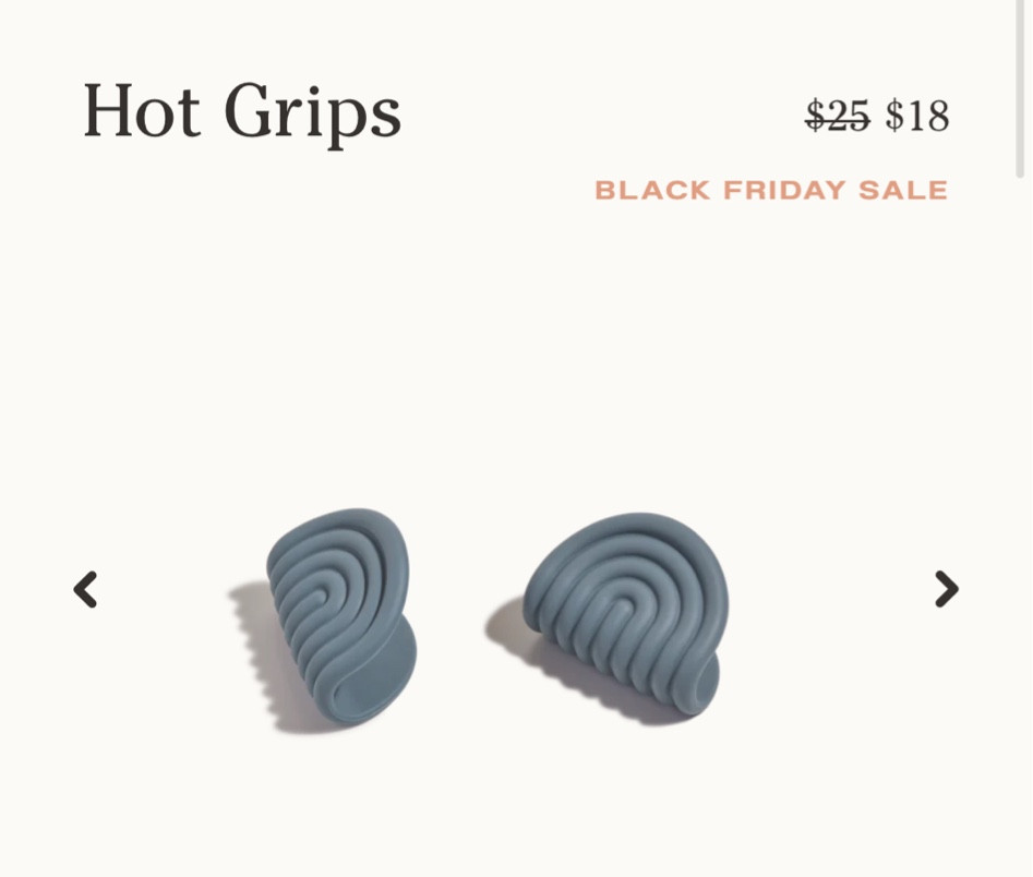 Our Place - Hot Grips 
Color: blue salt 

#LTKGiftGuide #LTKHoliday #LTKhome