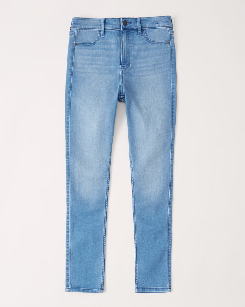 Women's High Rise Everyday Jean Leggings | Women's Bottoms | Abercrombie.com | Abercrombie & Fitch (US)