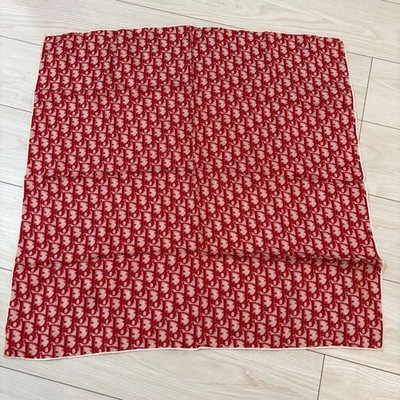 Christian Dior Trotter Pattern Silk Scarf Red Vintage 86 x 86 cm | eBay | eBay US