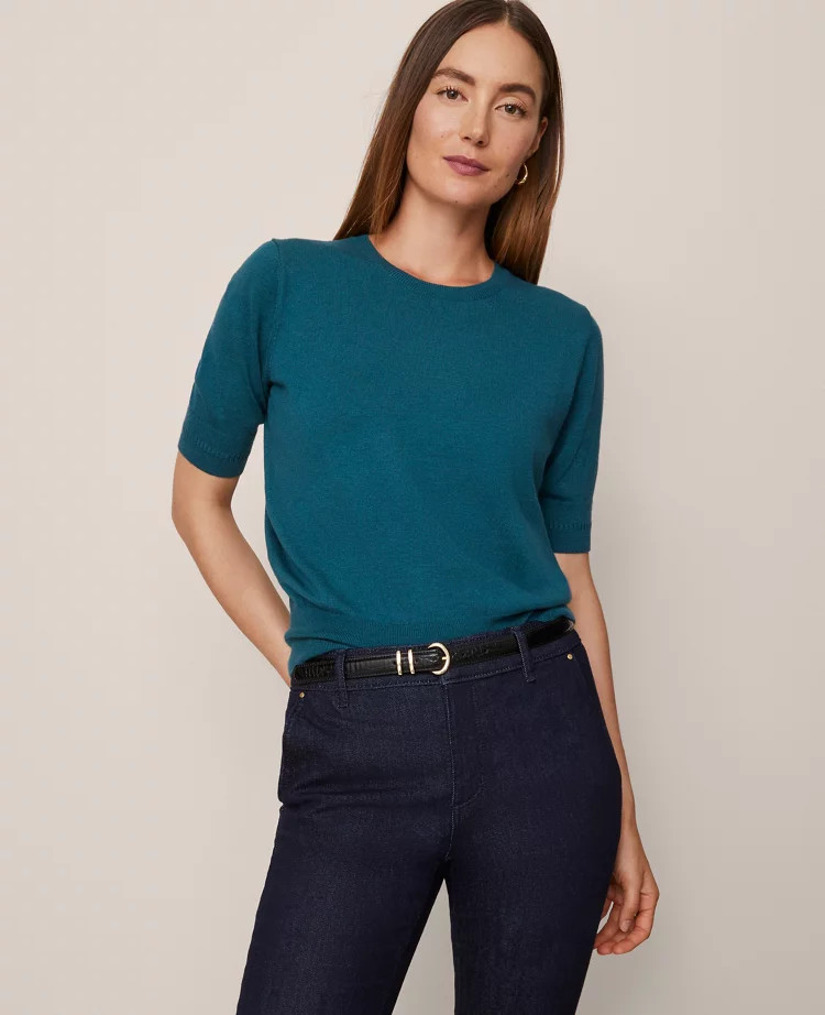 Wedge Sweater Tee | Ann Taylor