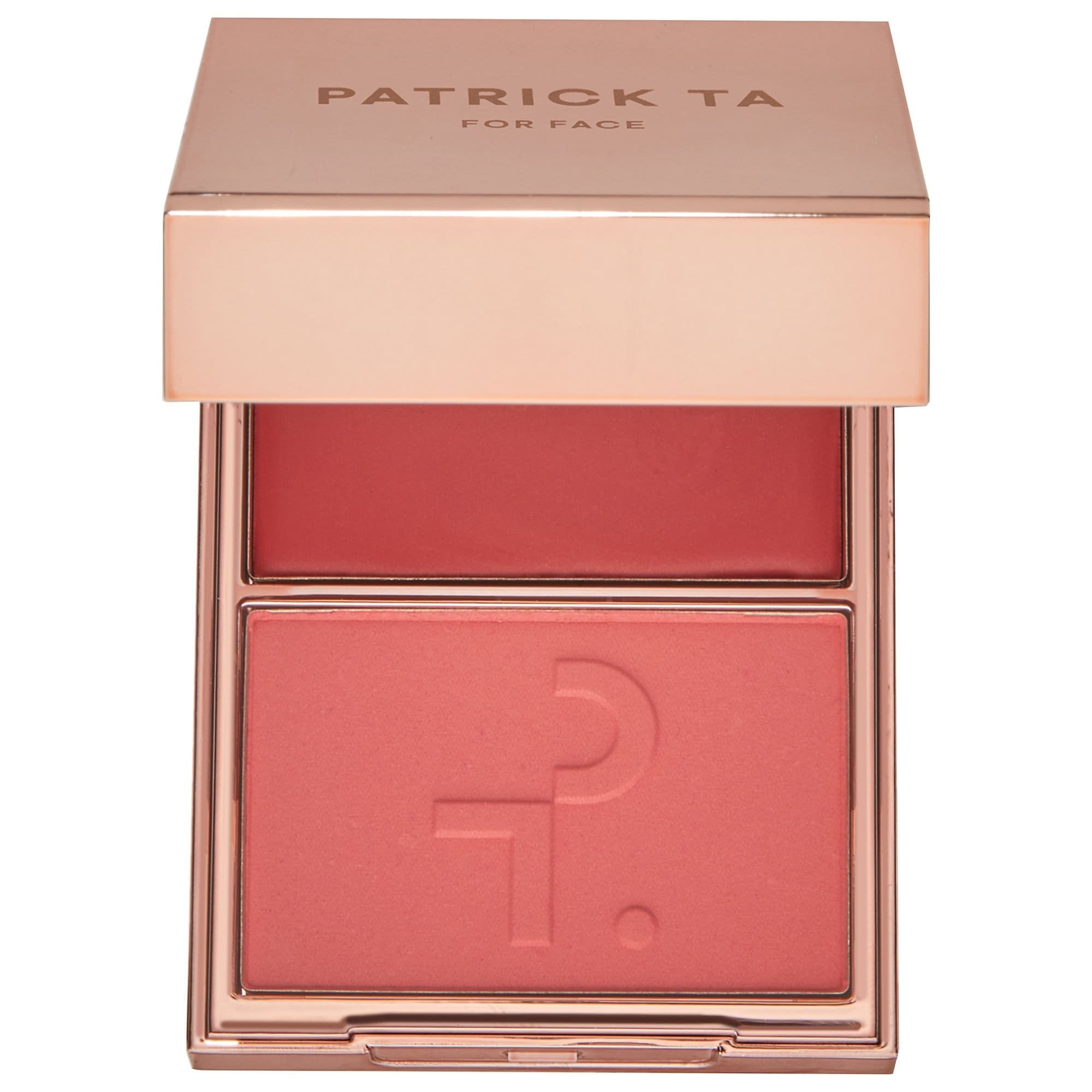 PATRICK TA Major Headlines Double-Take Crème & Powder Blush Duo She's That Girl 0.21 oz crème and 0.14 oz powder / 6 g crème and 4 g powder | Sephora (US)