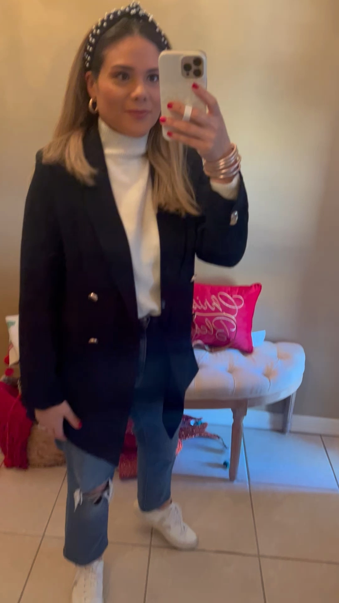 Veja natural sneakers outfit
Texas winter outfit idea
Budha girl champagne all weather bangles 
Two tone Apple Watch band 
Amazon finds

#LTKstyletip #LTKshoecrush #LTKSeasonal