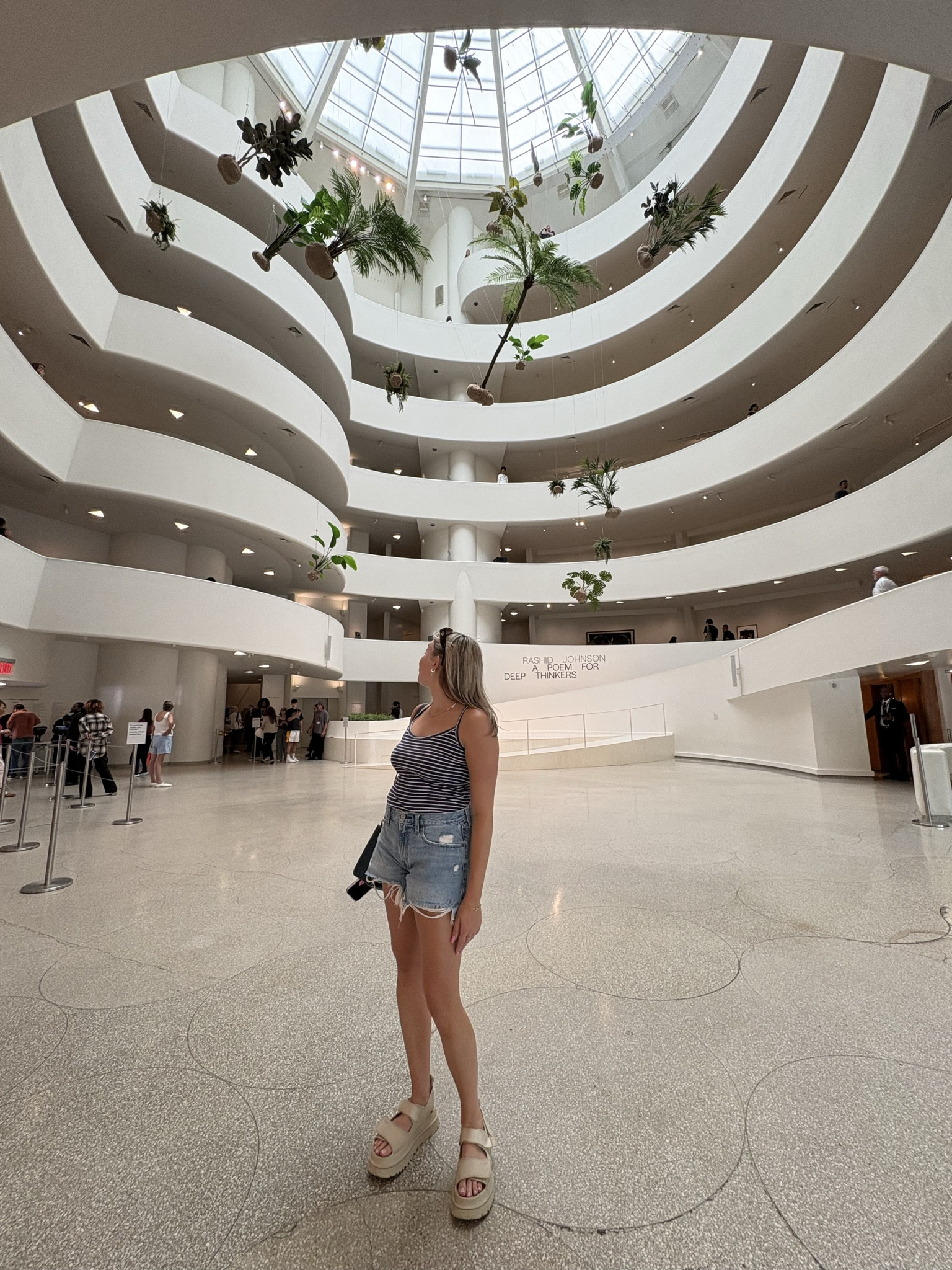 On our free day in NYC while Hannah and Scott were working, we took a trip to Guggenheim! It was a hot hot hot day, so I went for a cool and casual look. I started with my Ugg sandals. I paired them with a chic old navy tank, my Abercrombie shorts, and of course my Tory Burch bag. I was cool but comfortable all day. 

#LTKSaleAlert #LTKTravel