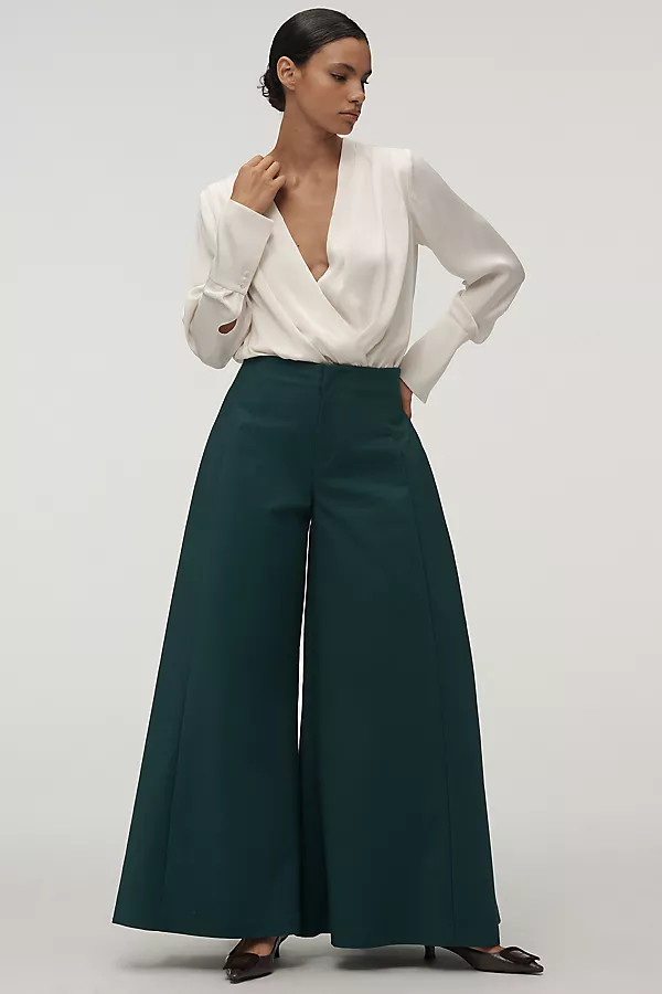 Maeve A-Line Palazzo Pants | Anthropologie (US)