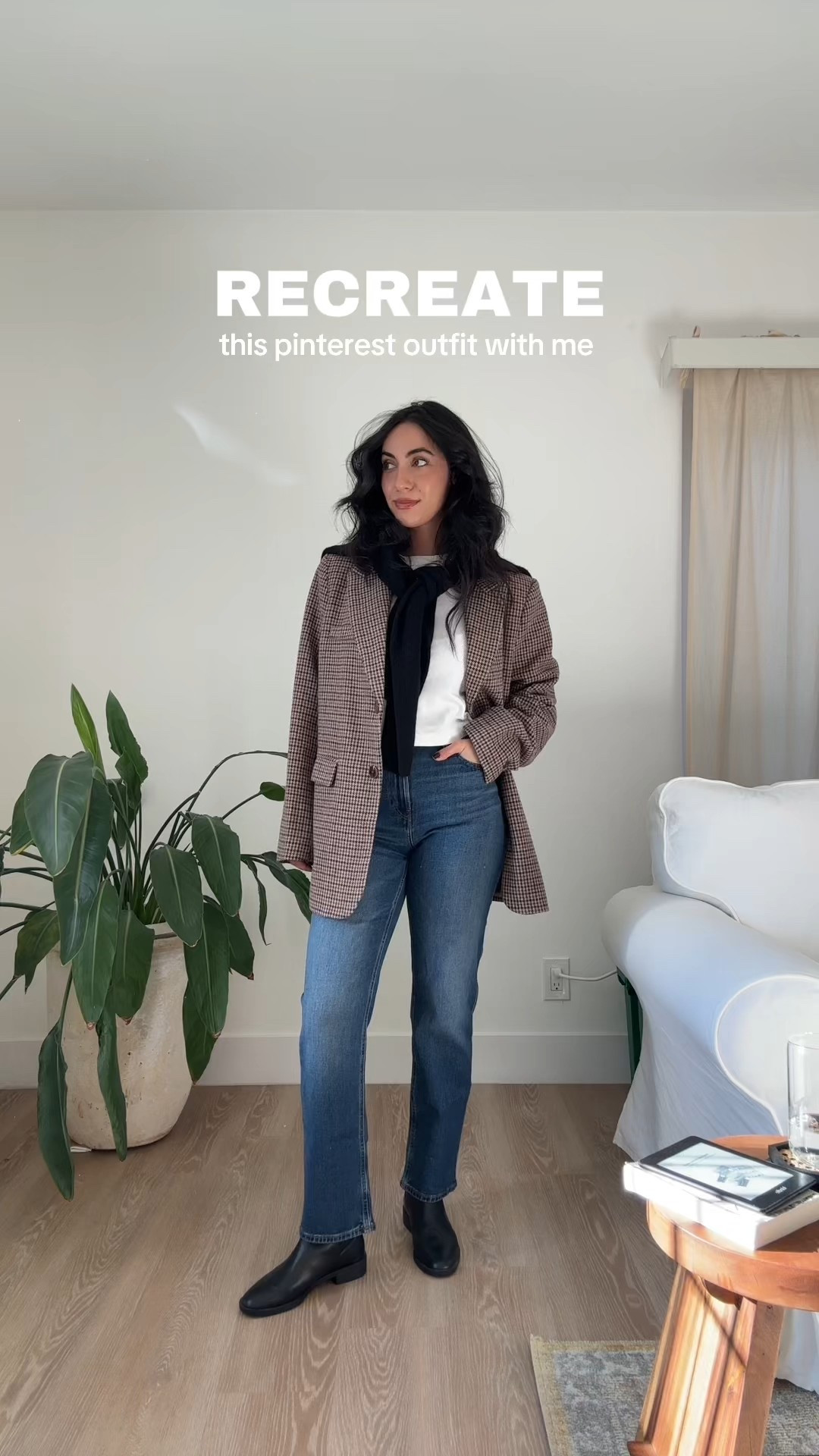 Pinterest inspired winter outfit 👀🫶🏼✨ a plaid blazer is such an essential piece to have in the closet. You can style it with literally everything! 

#LTKSeasonal #LTKgrwm #LTKWorkwear