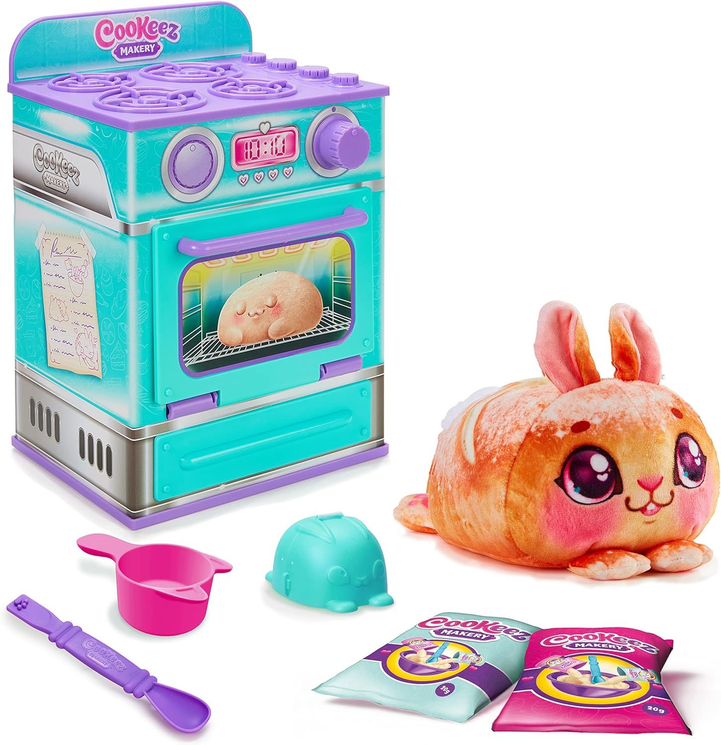 COOKEEZ MAKERY Baked Treatz Oven. Mix & Make a Plush Best Friend! Place Your Dough in The Oven an... | Amazon (US)